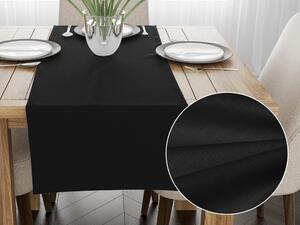 Biante Bavlnený behúň na stôl Moni MOD-506 Čierny 35x160 cm