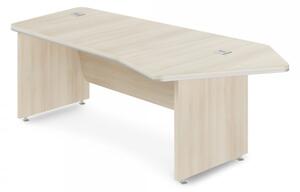 Rohový stôl TopOffice Premium 227,1 x 109,6 cm, pravý