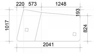 Rohový stôl TopOffice Premium 203,2 x 102,7 cm, pravý