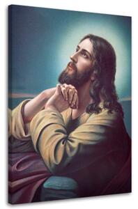 Obraz na plátně Ježíšova modlitba v Getsemanské zahradě - 40x60 cm
