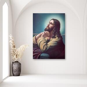 Obraz na plátně Ježíšova modlitba v Getsemanské zahradě - 40x60 cm