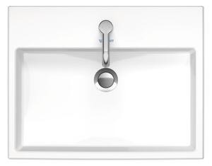 Duravit Vero Air - Umývadlo brúsené 600x470 mm, s prepadom, biela 2350600027