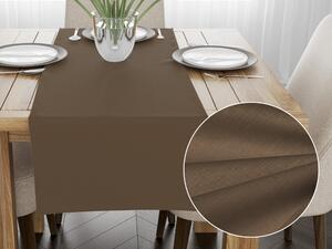Biante Bavlnený behúň na stôl Moni MOD-513 Hnedá khaki 20x140 cm