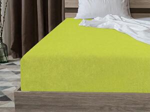 Froté plachta PREMIUM limetkové 140x200 cm
