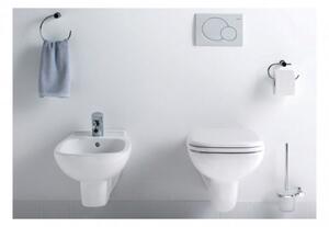 Duravit D-Code - SET Závesné WC + sedátko so sklápacou automatikou, biela 45350900A1