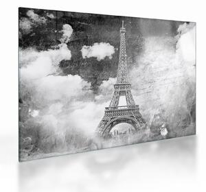 Sklenený obraz - Vintage pohľadnice mesta N⁰3 (70x50 cm)