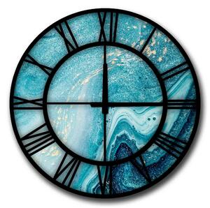 ASIR Nástenné hodiny 50 cm modré