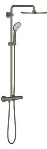 GROHE Euphoria System 310 - Sprchový systém s termostatom na stenu, kartáčovaný Hard Graphite 26075AL0