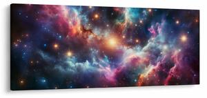 Obraz - Temný vesmír (120x50 cm)