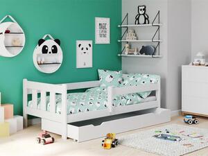 Detská posteľ so zábranou 80x160 Marinella - biela