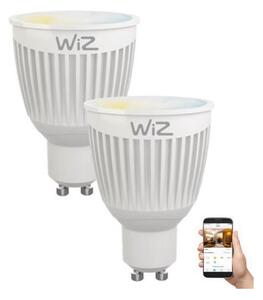 WiZ SADA 2x LED Stmievateľná žiarovka GU10/6,5W/230V 2700-6500K Wi-Fi - WiZ WI0094 + záruka 3 roky zadarmo