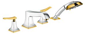 Hansgrohe Metropol Classic - 4-otvorová batéria na okraj vane, chróm/vzhľad zlata 31441090