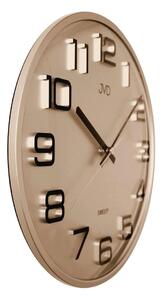 Dizajnové nástenné hodiny JVD HX2472.8 zlaté