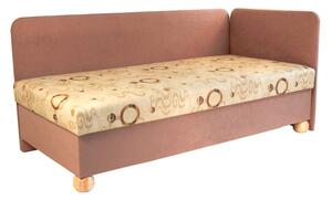 Jednolôžková posteľ (váľanda) 80 cm Sarita (s pružinovým matracom) (P). Vlastná spoľahlivá doprava až k Vám domov. 774127