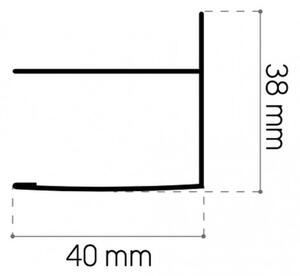 Glass 1989 Isy - Sprchový kút posuvné dvere do niky alebo v kombinácii s bočnou stenou, veľkosť 100 cm, profily chrómové, číre sklo, GEO1005T500