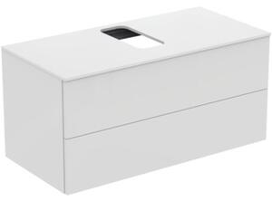 Ideal Standard Adapto - Skrinka pod umývadlo 1050x505 mm, 2 zásuvky, lesklá biela U8597WG