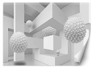 Fototapeta, Koule 3d geometrické abstraktní - 300x210 cm