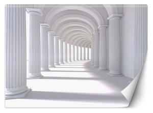 Fototapeta, Tunel v bílé barvě 3d - 300x210 cm