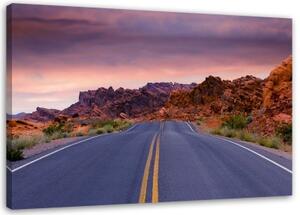 Obraz na plátně Silnice ROUTE 66 USA - 120x80 cm