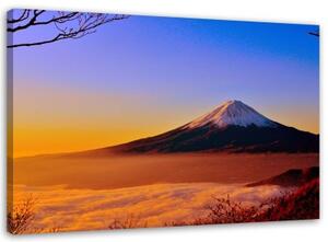 Obraz na plátně, Hora Fuji Japonsko Krajina - 120x80 cm