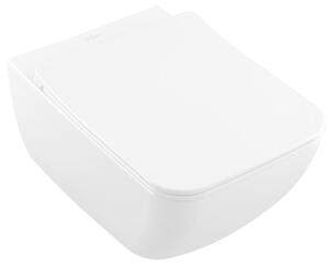 Villeroy & Boch Venticello Combi-Pack - SET Závesné WC + sedátko SlimSeat Line SoftClosing, alpská biela CeramicPlus 4611RLR1