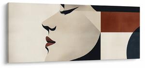 Obraz - Žena z profilu (120x50 cm)