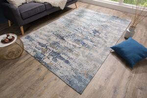 Abstraktný koberec 240x160cm modrý