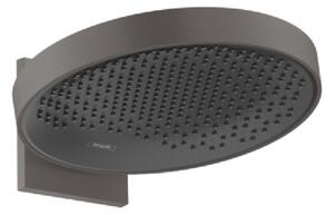 Hansgrohe Rainfinity - Hlavová sprcha 360 1jet s pripojením na stenu, kartáčovaný čierny chróm 26230340