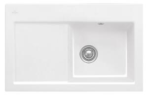 Villeroy & Boch Subway 45 - Keramický vstavaný drez 780x510 mm, alpská biela CeramicPlus 671401R1