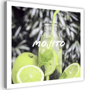 Obraz na plátně Mojito Drink Lime - 40x40 cm