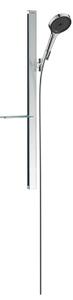 Hansgrohe Rainfinity - Sprchová sada 130 3jet s tyčou 90 cm a poličkou na mydlo, chróm 27671000