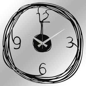ASIR Kovové nástenné hodiny 48 cm čierne