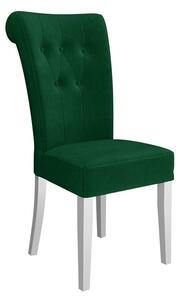 Mirjan24 Čalúnená jedálenská stolička ST65 + klopadlo, Potah: Magic Velvet 2225, Klopadlo: Zlatá, Farba nožičiek:: Biela polomatná Mirjan24 5903211143816