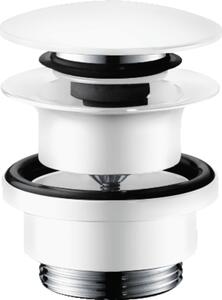 Hansgrohe - Odtoková súprava Push-Open pre umývadlové a bidetové batérie, matná biela 50100700