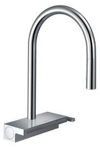 Hansgrohe Aquno Select M81 - Páková kuchynská batéria 170, vyťahovateľná sprška, 3jet, sBox, chróm 73831000