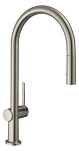 Hansgrohe Talis M54 - Páková kuchynská batéria 210, vyťahovateľná sprška, 2jet, vzhľad nerezu 72800800