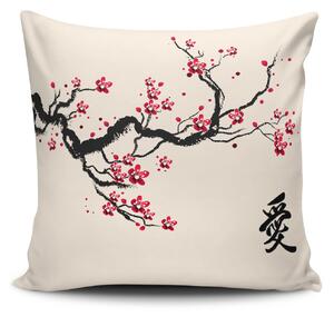 ASIR Dekoračný vankúš KVETY ČEREŠNĚ 43 cm bavlna/polyester