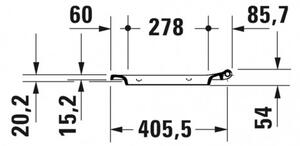 Duravit Viu - WC sedátko, biela 0021210000