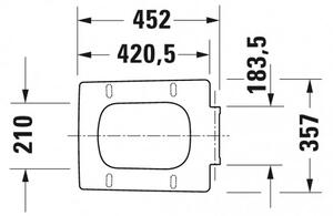 Duravit Viu - WC sedátko so sklápacou automatikou, biela 0021190000