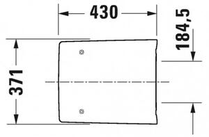 Duravit Viu - WC sedátko, biela 0021210000