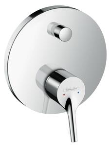 HG SET Jumbo - Sprchový systém pod omietku, Ø 400mm, 3 prúdy, páková batéria - kompletná sada, chróm