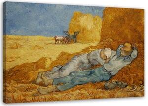 Obraz na plátně REPRODUKCE Siesta V. van Gogh - 100x70 cm