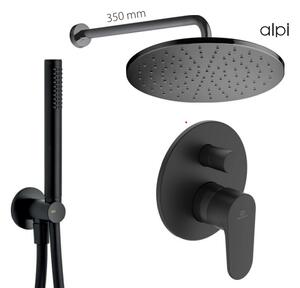 Ideal Standard Set 4 - Sprchový systém s podomietkovou pákovou batériou, komplet, čierna matná IS Set 4