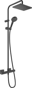 Hansgrohe Vernis Shape - Sprchový systém 230 1jet s termostatom, čierna matná 26286670