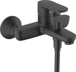 Hansgrohe Vernis Blend - Páková vaňová batéria nástenná, čierna matná 71440670