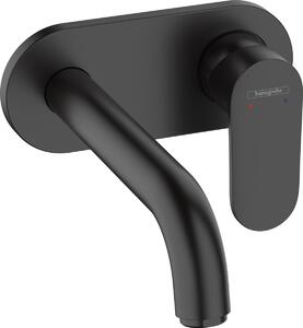 Hansgrohe Vernis Blend - Páková umývadlová batéria pod omietku s ramenom 207 mm, čierna matná 71576670