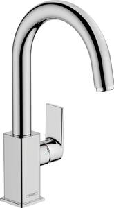 Hansgrohe Vernis Shape - Umývadlová batéria stojanková s otočným výtokom a odtokovou súpravou s tiahlom, chróm 71564000