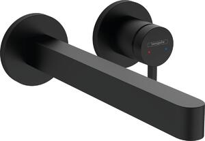 Hansgrohe Finoris - Páková umývadlová batéria pod omietku, výtok 228 mm, čierna matná 76050670