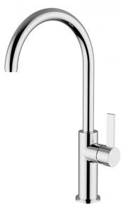 Drezový set Teorema 2/C - Granitový drez s odkvapkávacou plochou 780x480x165 mm, sivá + Drezová batéria Teorema