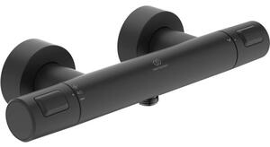 Ideal Standard CeraTherm T25 - Sprchová termostatická batéria nástenná, čierna matná A7201XG